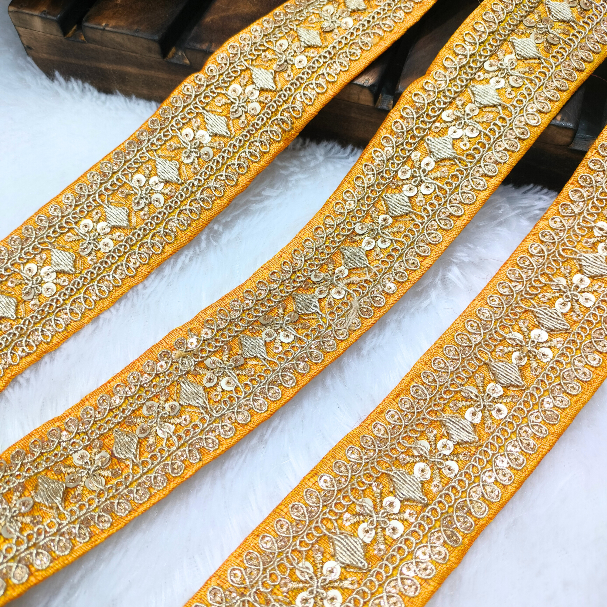 Fancy Sequin Work Trim