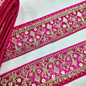 Pink Fancy Zari Work Embroidered Border