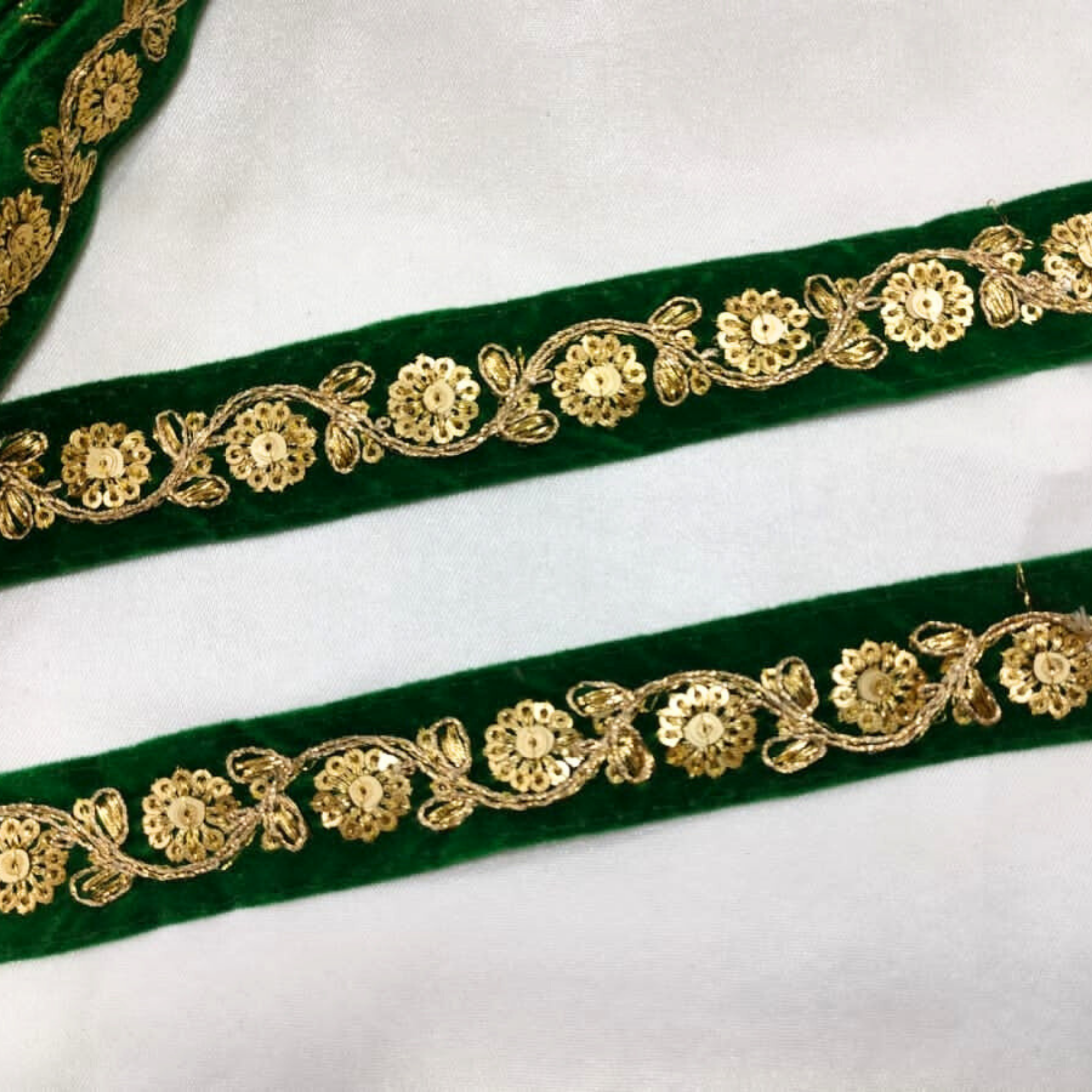 Fancy Sequin Work Trim
