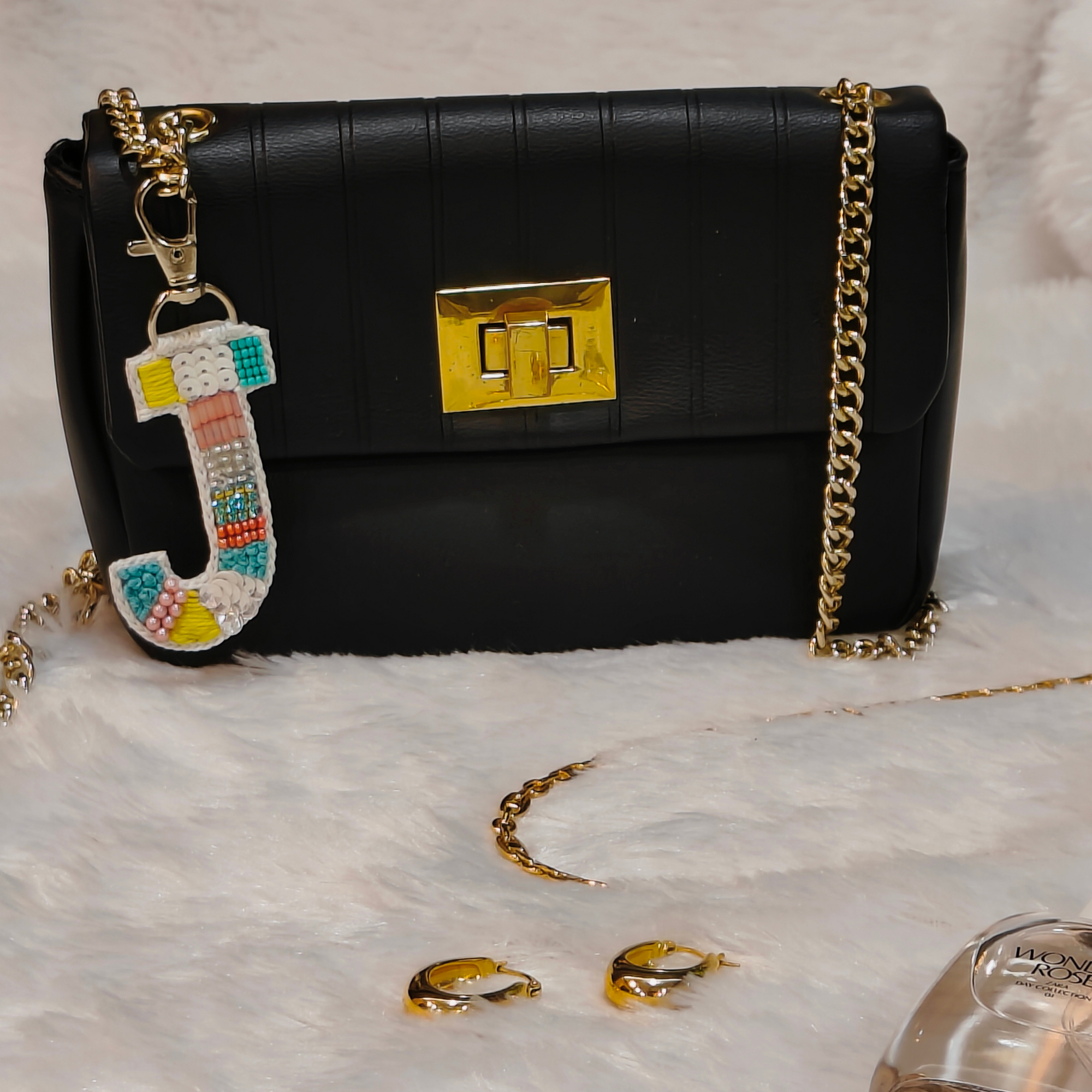 Colorwave Bliss 'J' Bag Charm
