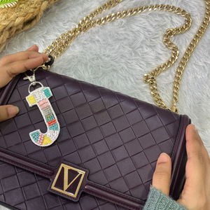 Colorwave Bliss 'J' Bag Charm hover image