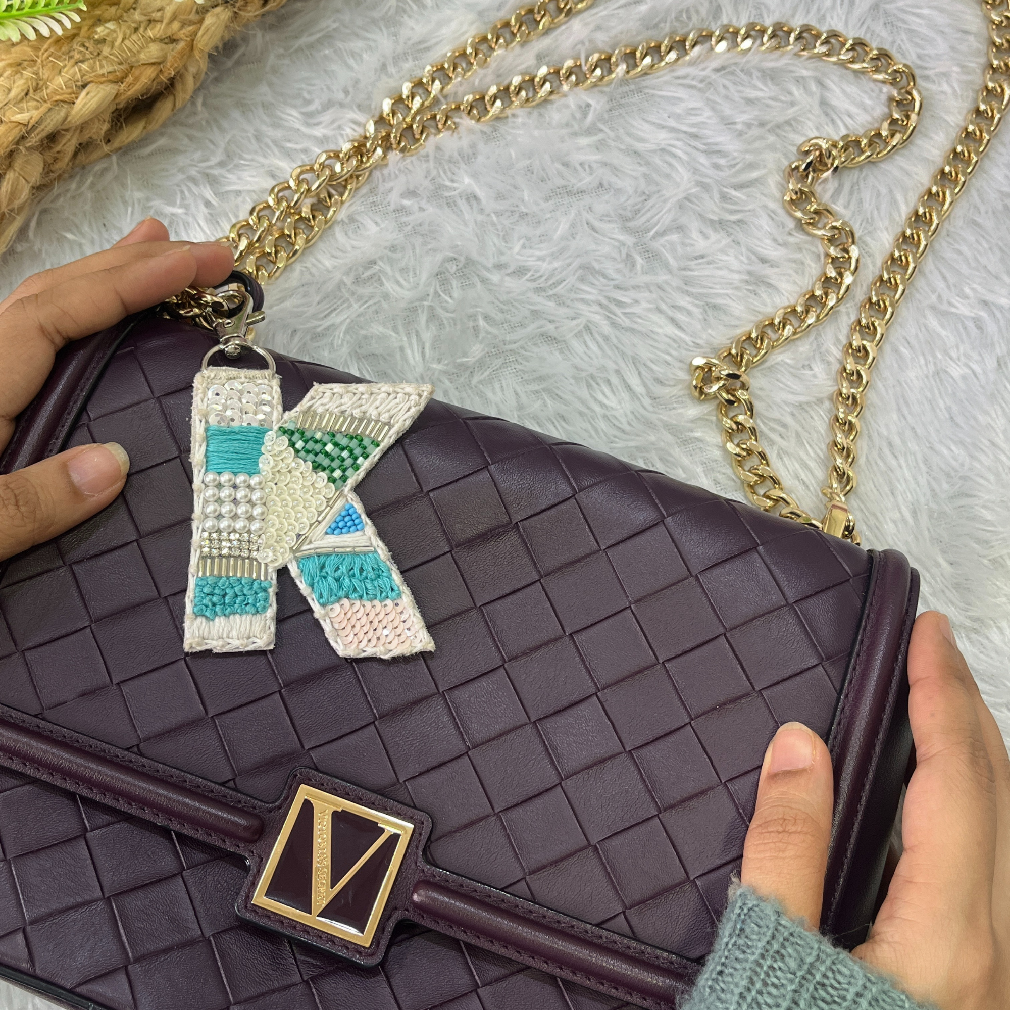 Colorwave Bliss 'K' Bag Charm