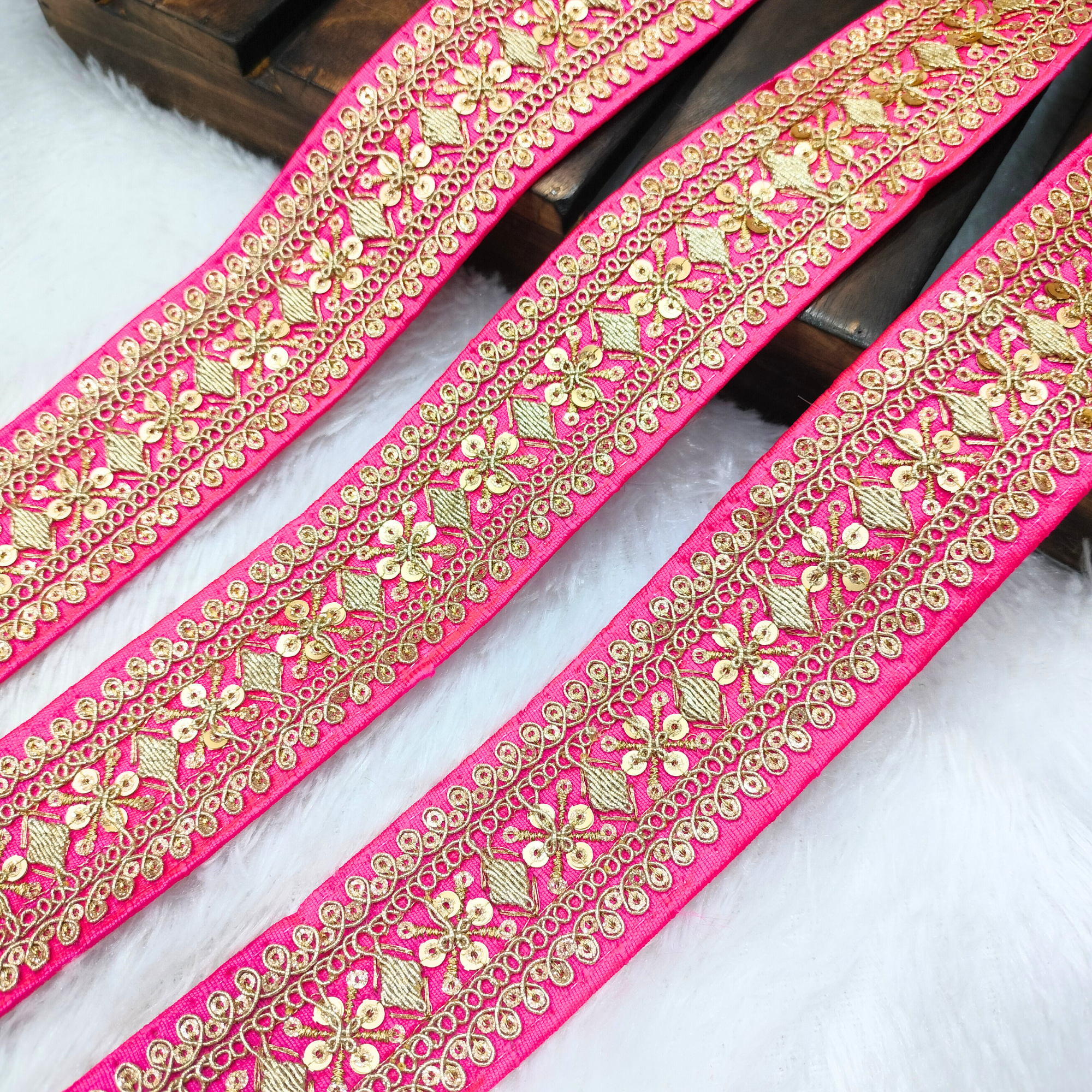 Fancy Sequin Work Trim