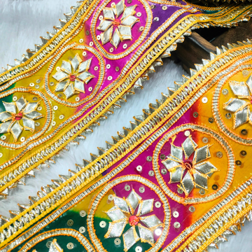 Multicolor Handcrafted Gota Patti Trim