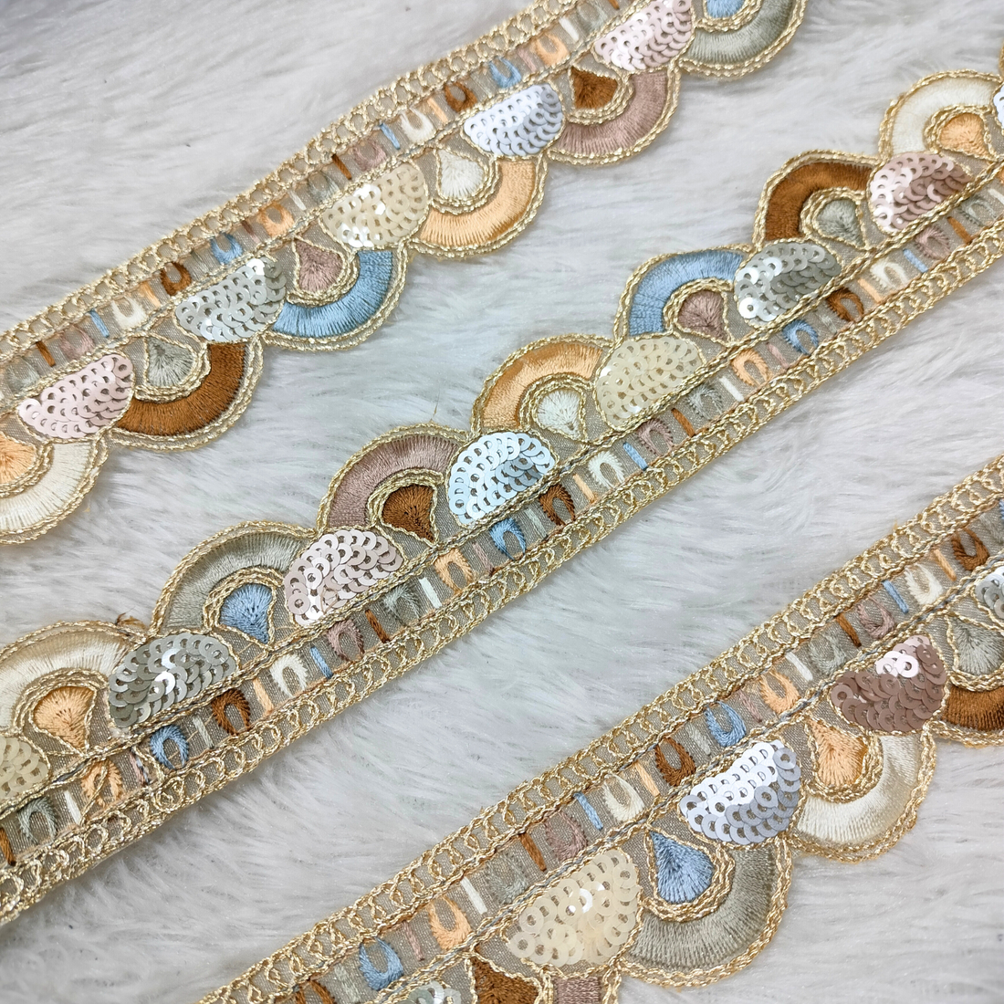 Floral Garden Sequin Lace