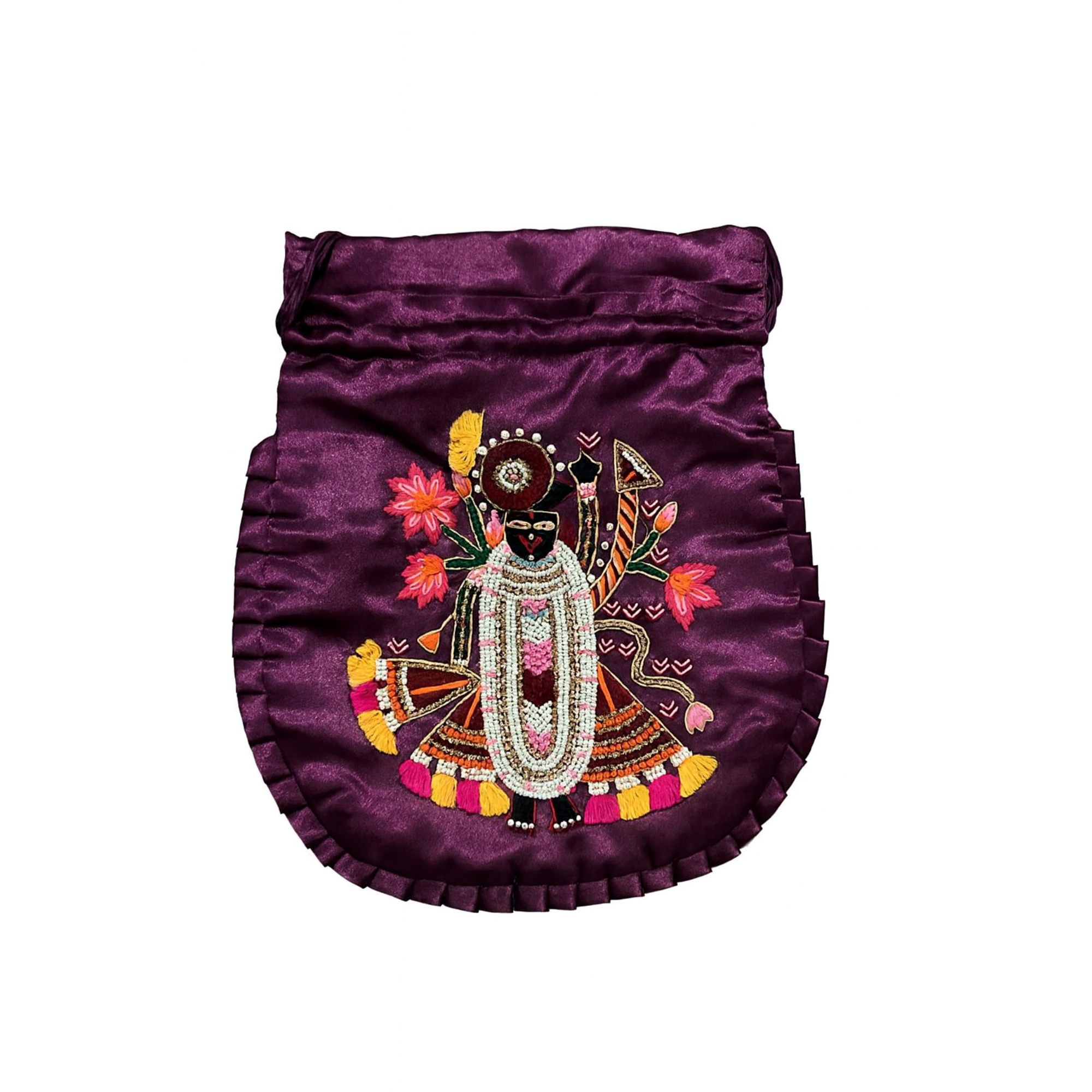 Purple Shreenathji Potli