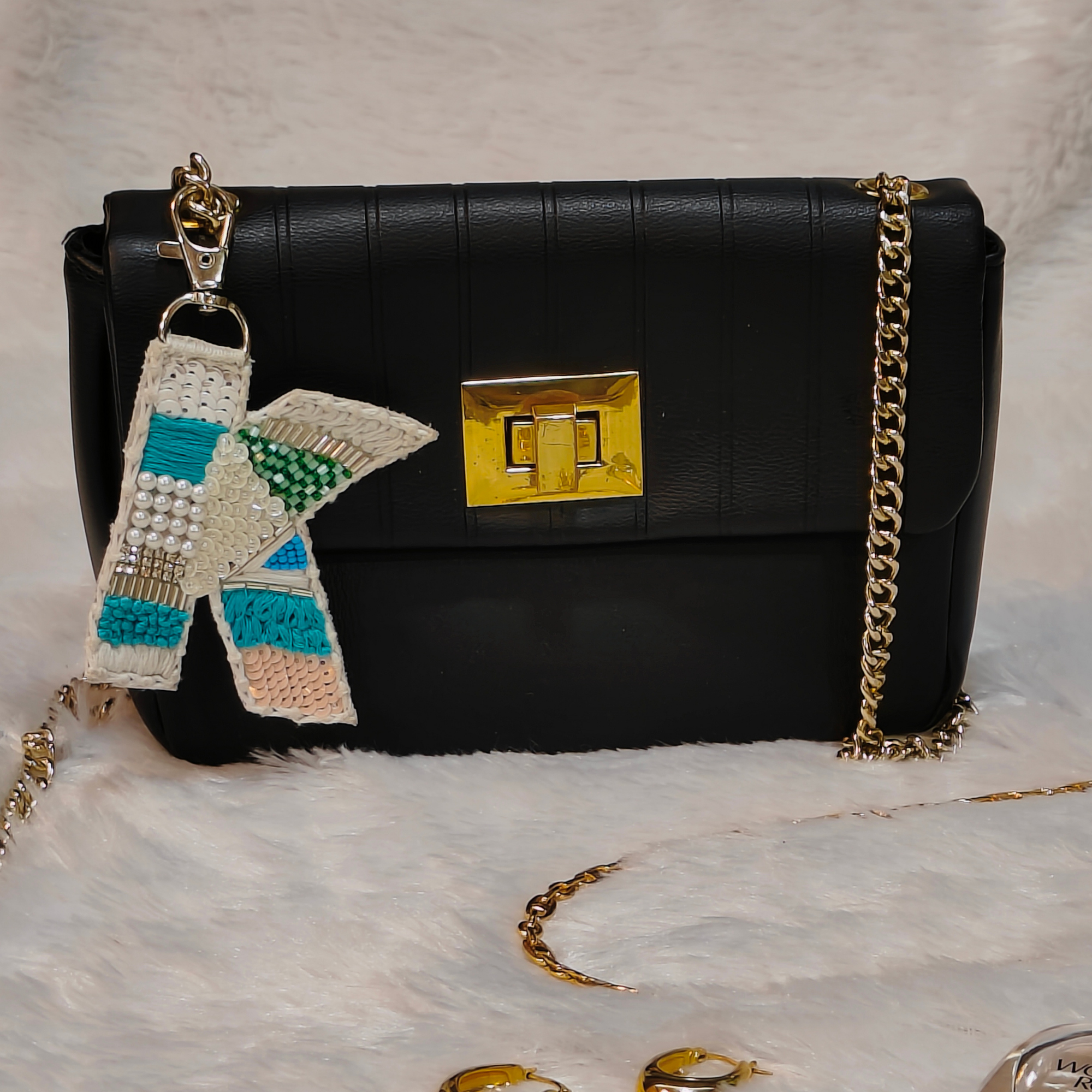Colorwave Bliss 'K' Bag Charm