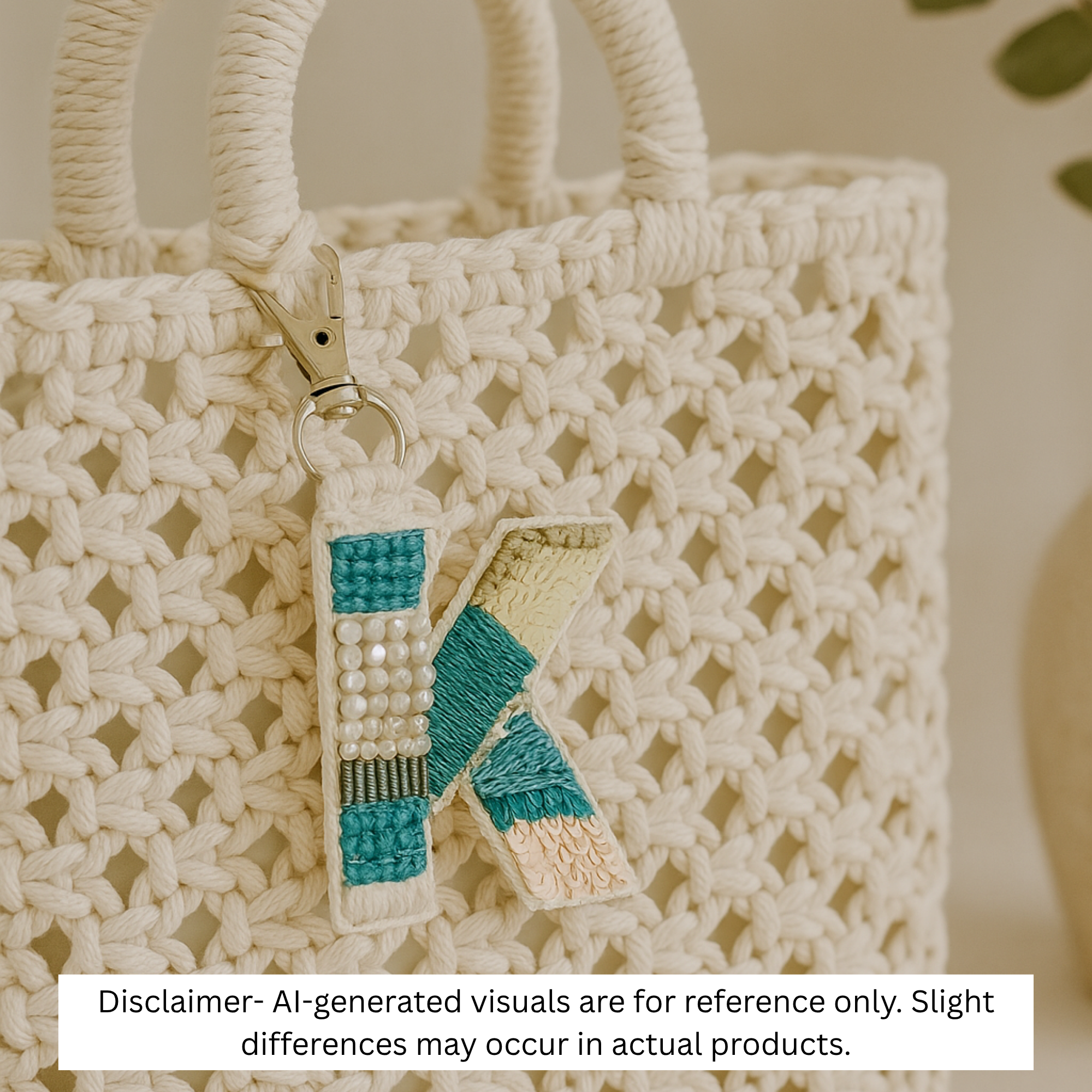 Colorwave Bliss 'K' Bag Charm