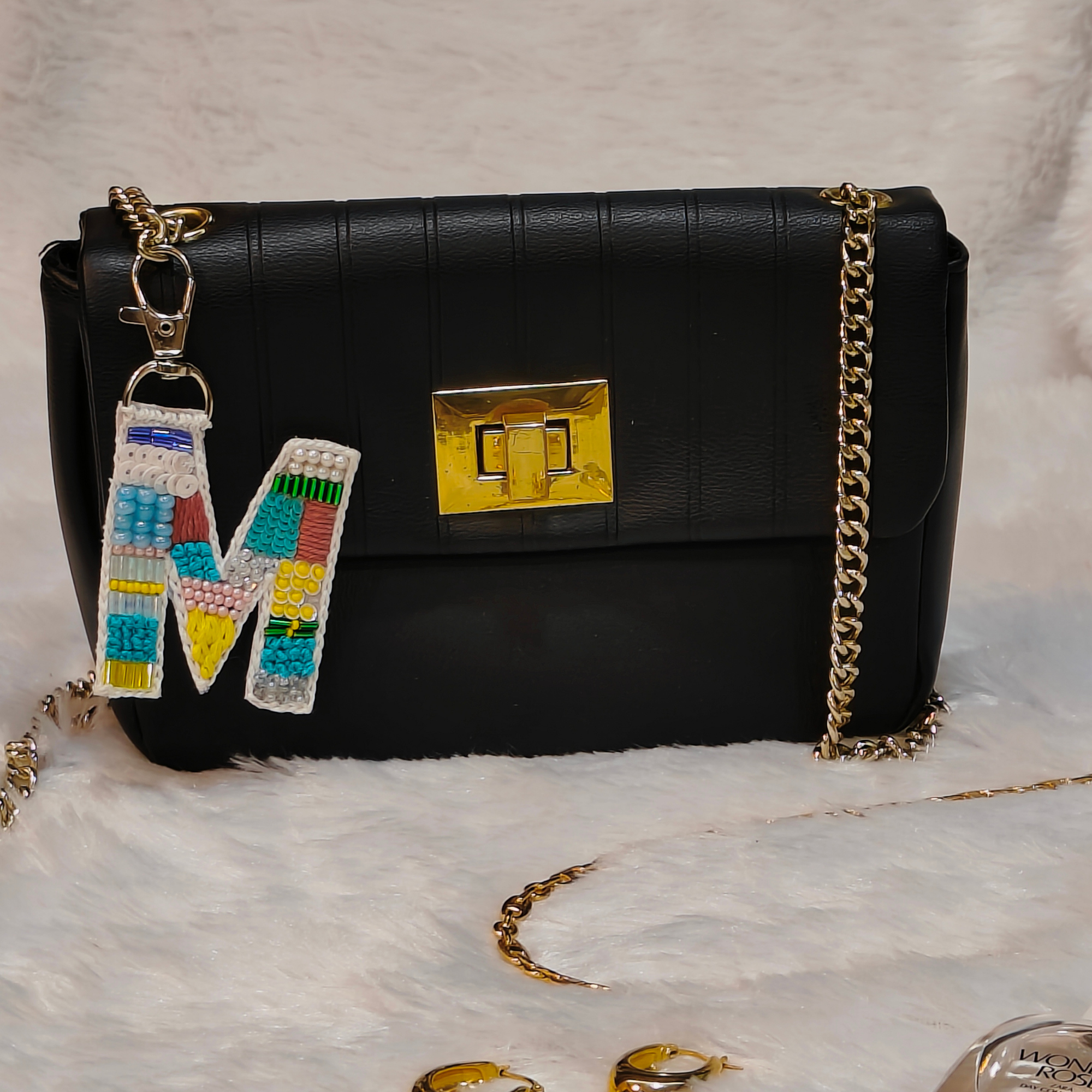 Colorwave Bliss 'M' Bag Charm