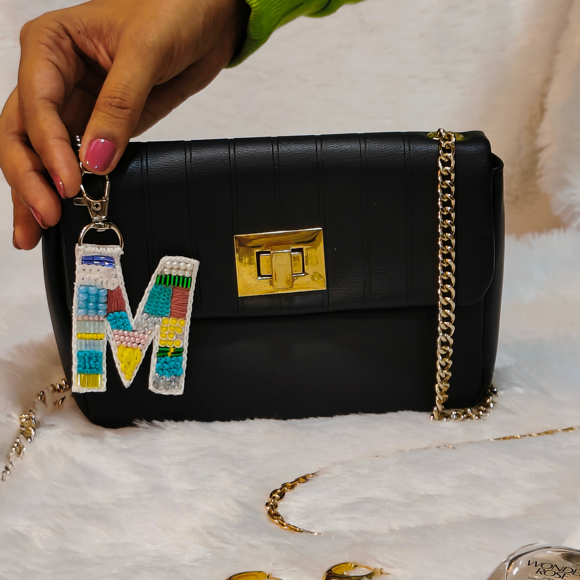 Colorwave Bliss 'M' Bag Charm