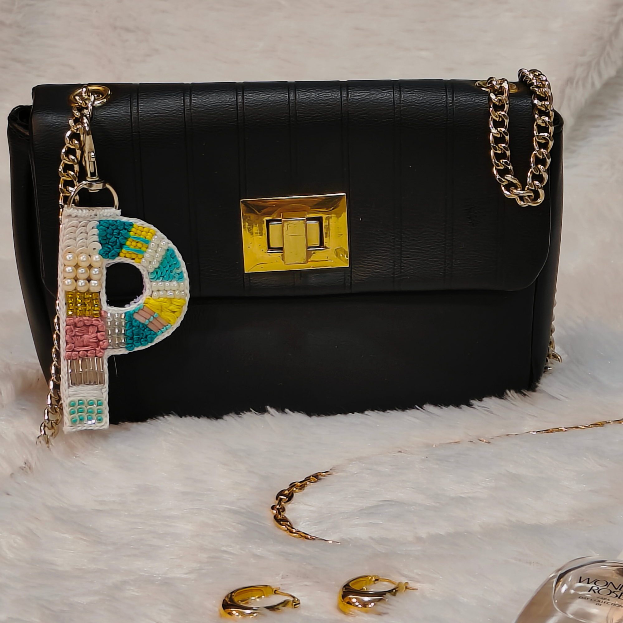 Colorwave Bliss 'P' Bag Charm