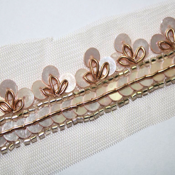 Handcrafted Sequin Embellished Trim