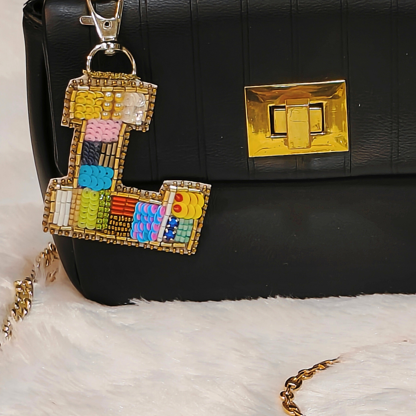 Color Crush Bag Charm 'L' Bag Charm