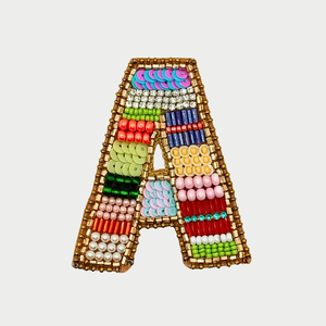 Colorburst Alphabet 'A' Handmade Patch