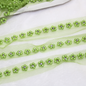 Green Floral Handwork Trim