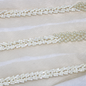 White Twinkling Beads Border