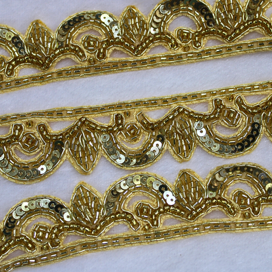 Sequin And Cutdana Work Handcrafted Trim