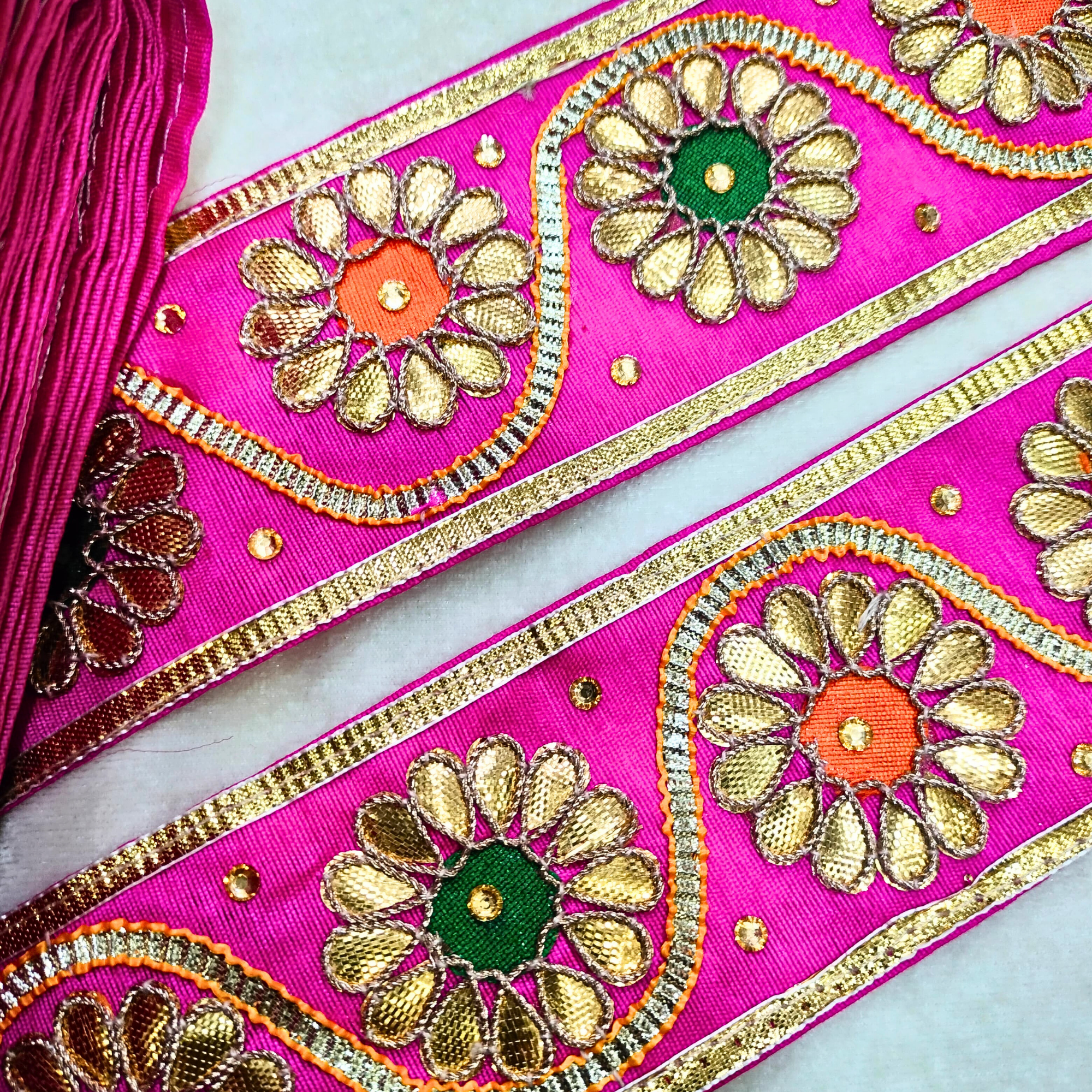 Gota Patti Floral Trim