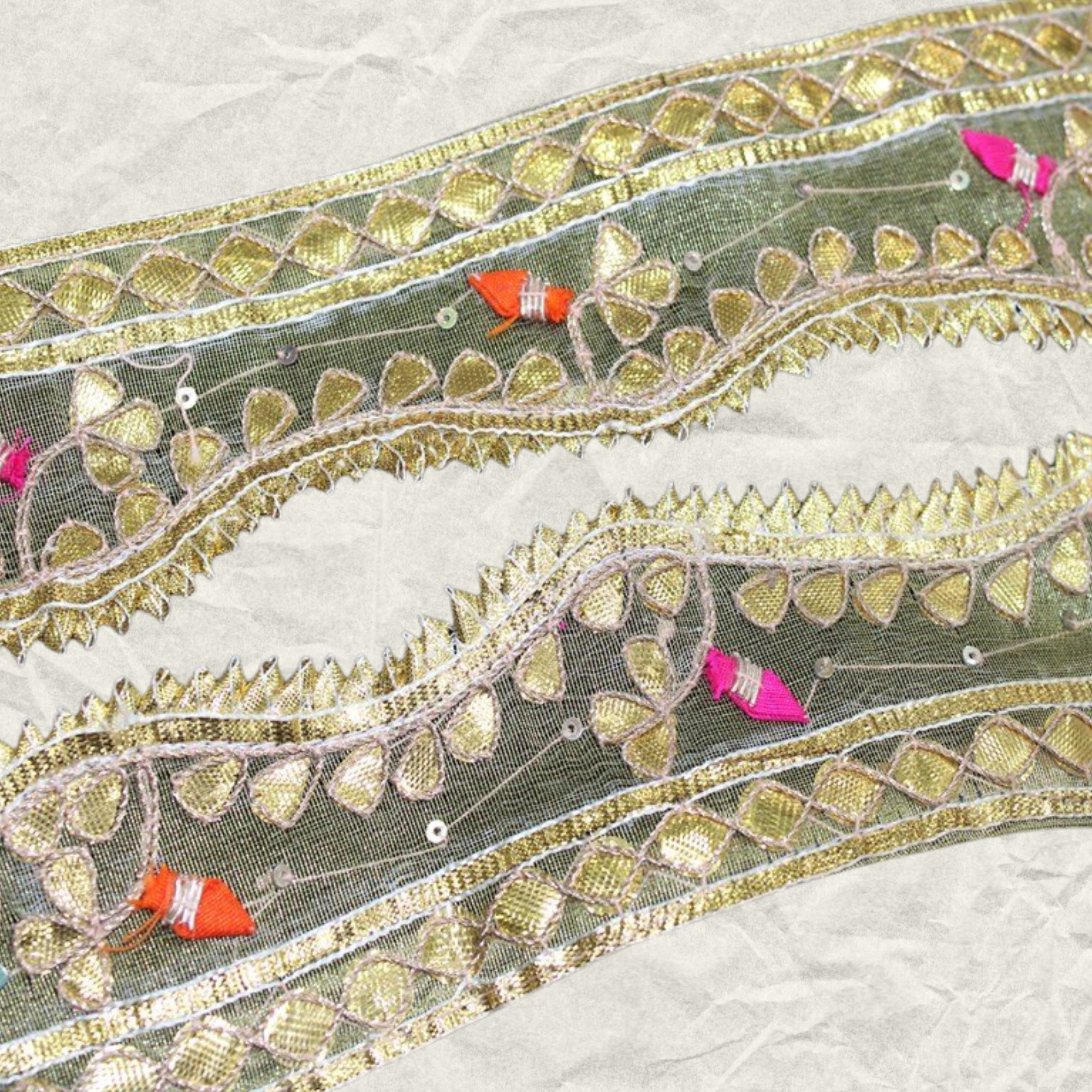 Embellished Handwork Gota Trim