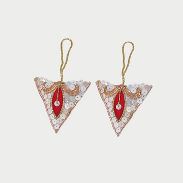 Classic Red & White Tassel (Pack of 2)