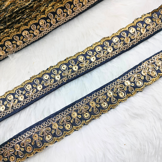 Fancy Black Zari Trim
