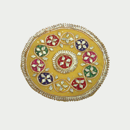 Yellow Embellished Gota Patch (6 Pieces)