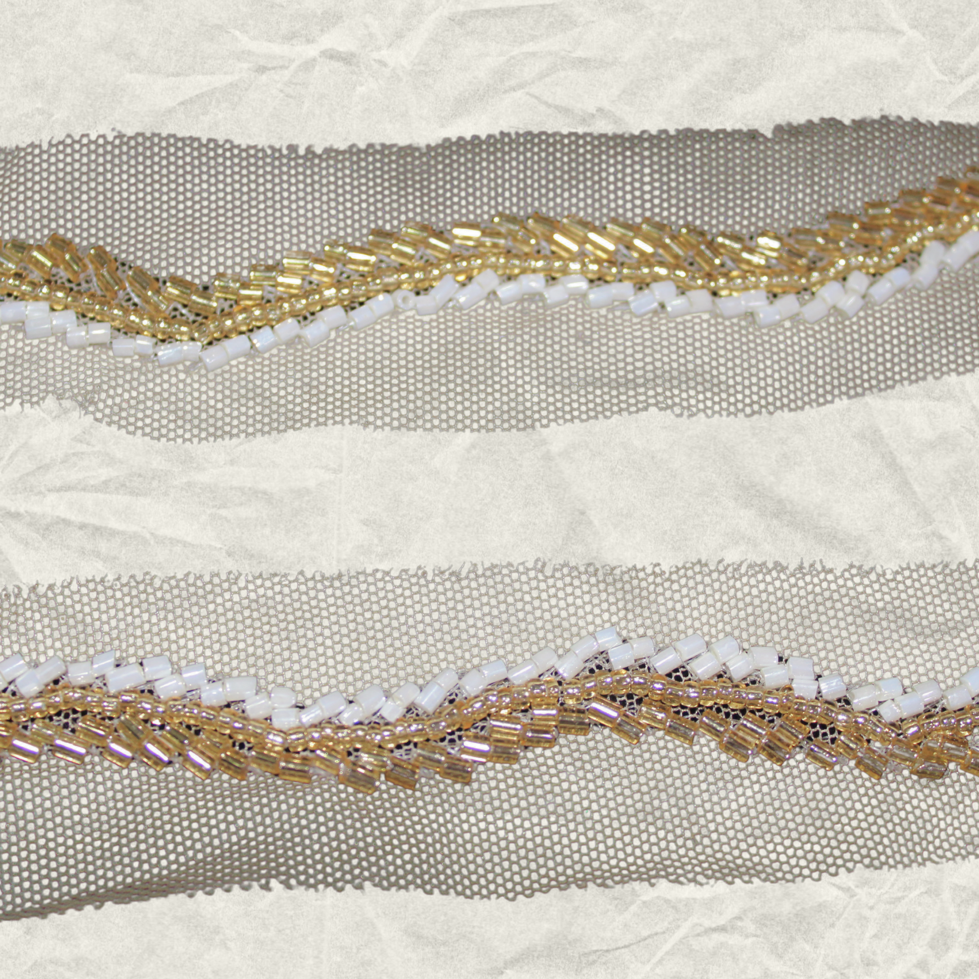 Embellished Cutdana Handwork Lace Border
