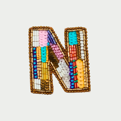 Colorburst Alphabet 'N' Patch