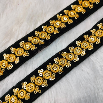 Vibrant Zari Work Trim