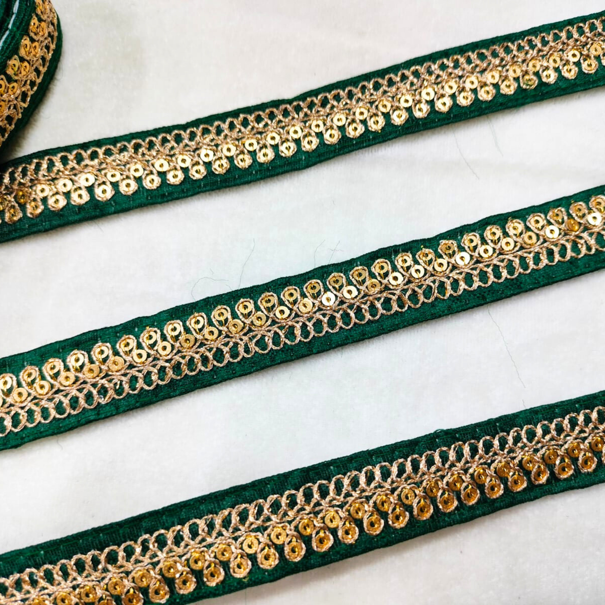 Fancy Sequin Work Trim