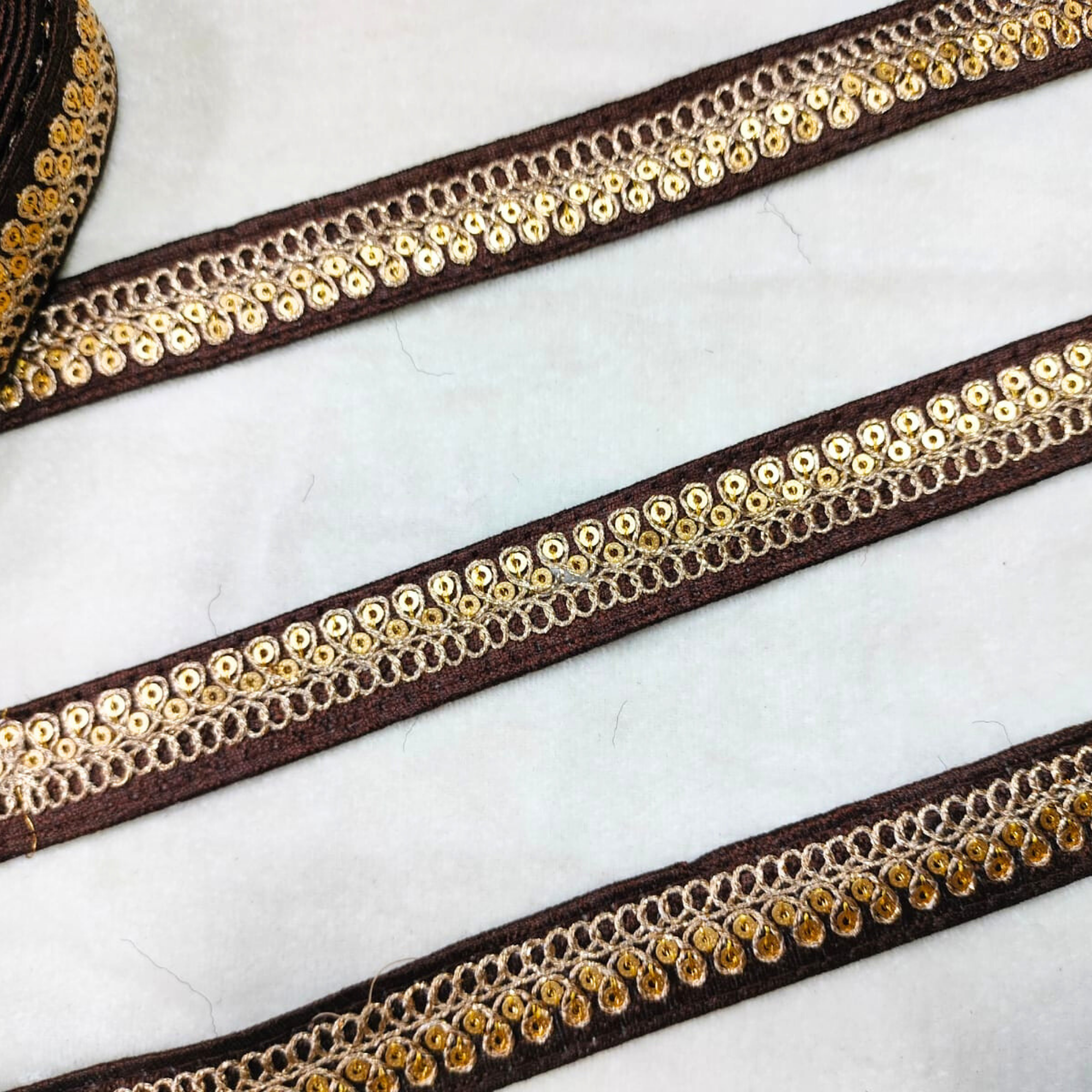Fancy Sequin Work Trim