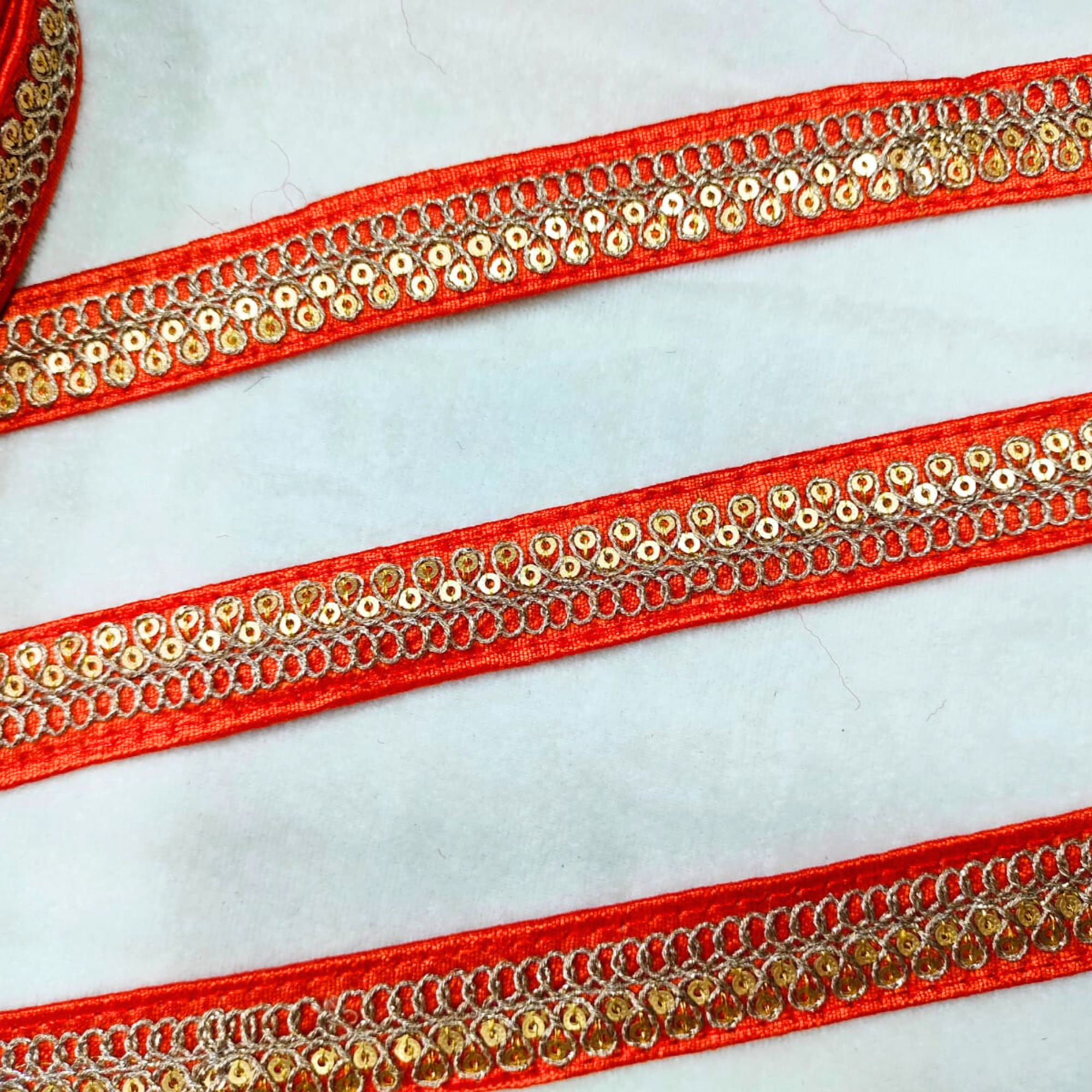 Fancy Sequin Work Trim