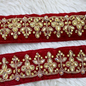 Maroon Fancy Zari Trim