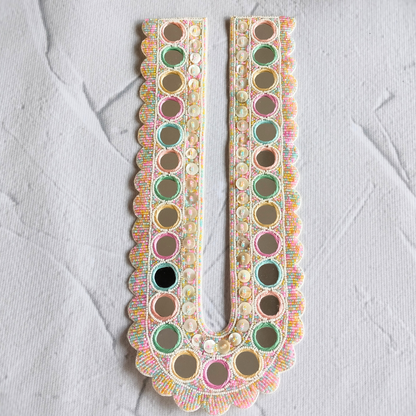 Handmade Multicolor Neck Patch