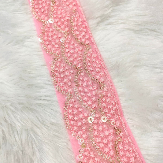 Pink Fancy Threadwork Trim