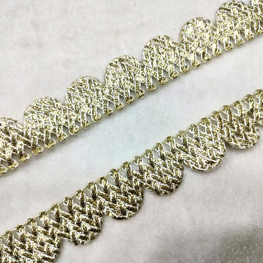 Water Gold Fancy Embellished Trim