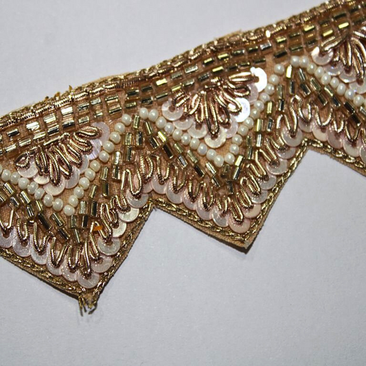 Exclusive Golden Handwork Trim