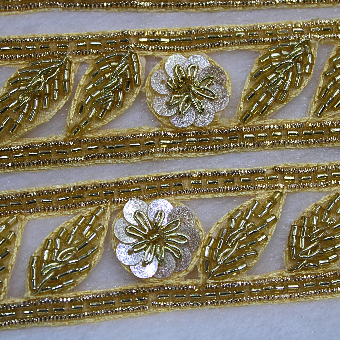 Sequin And Cutdana Work Handcrafted Trim