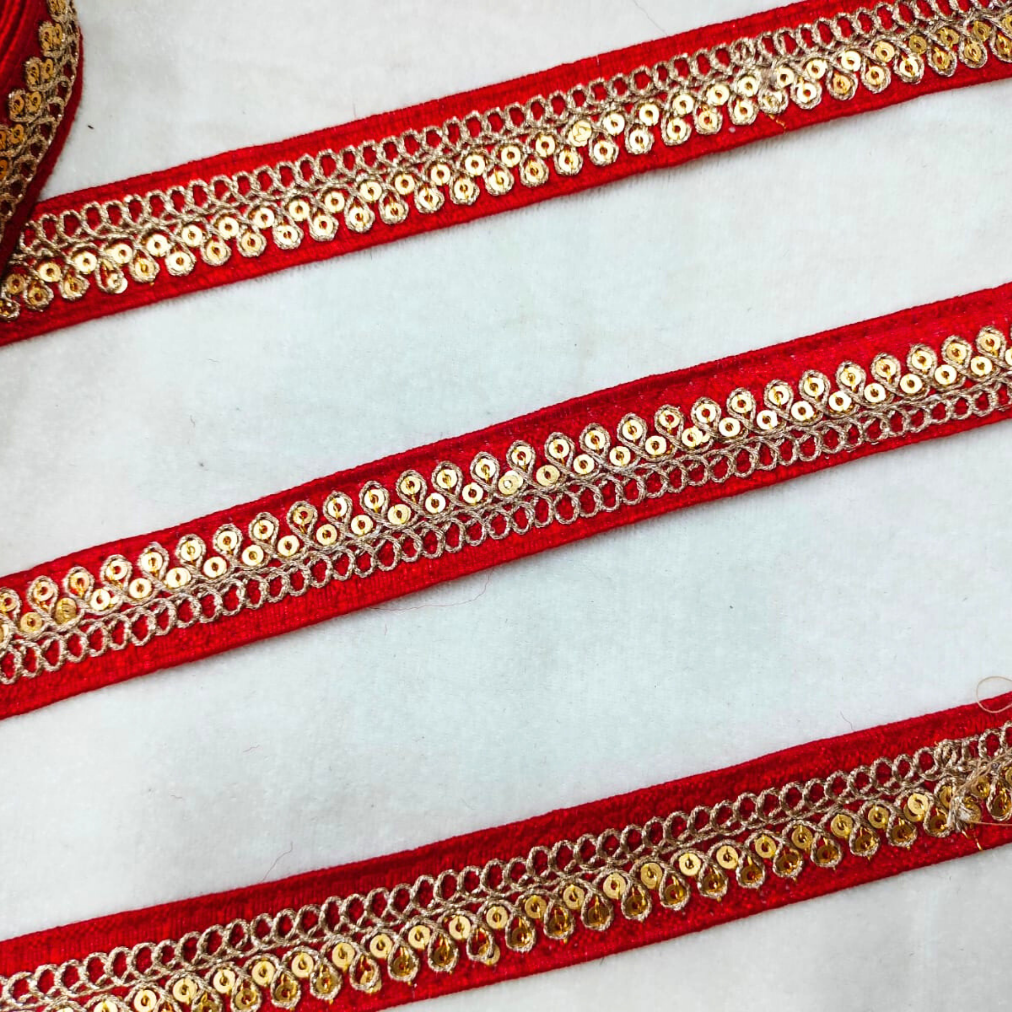 Fancy Sequin Work Trim