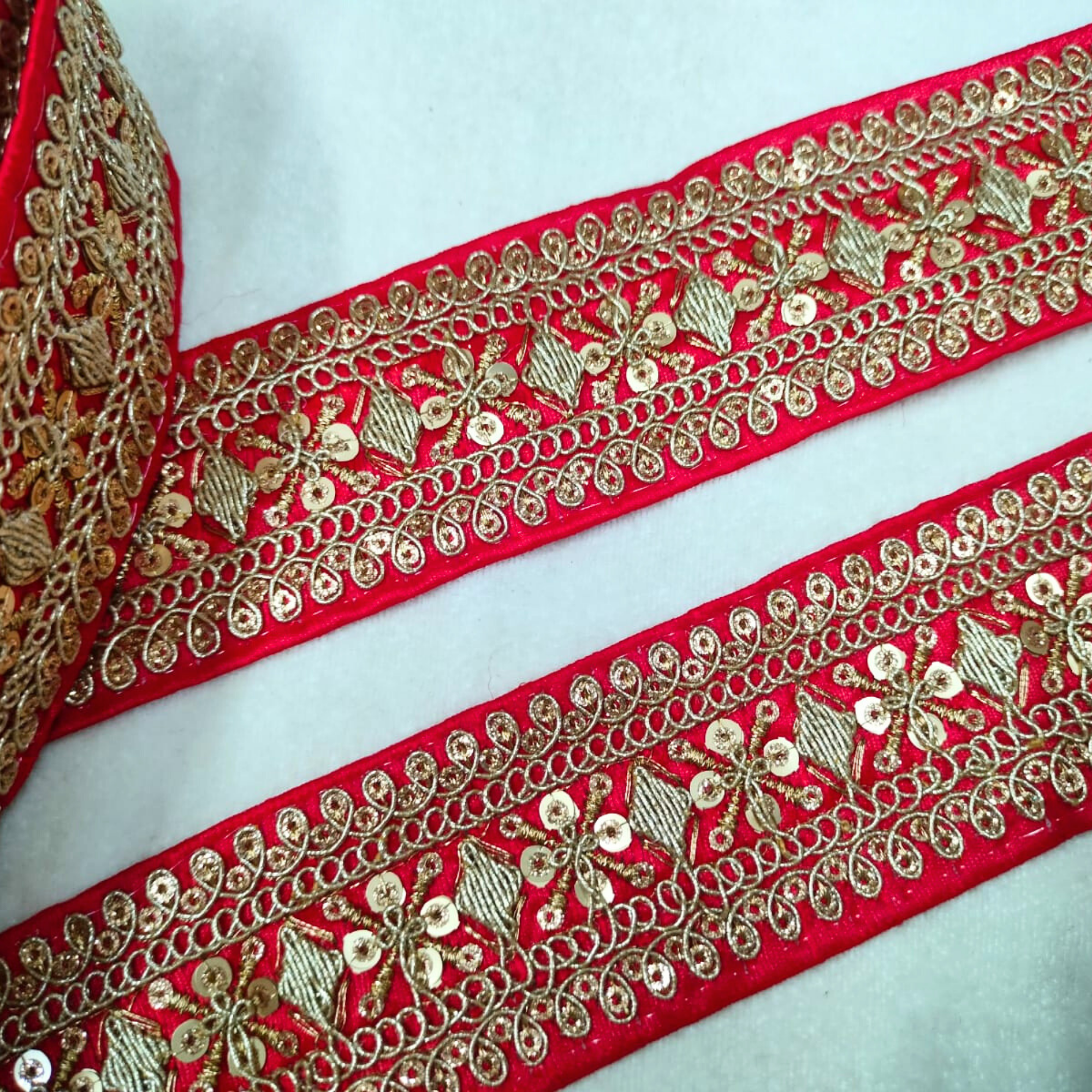 Fancy Sequin Work Trim