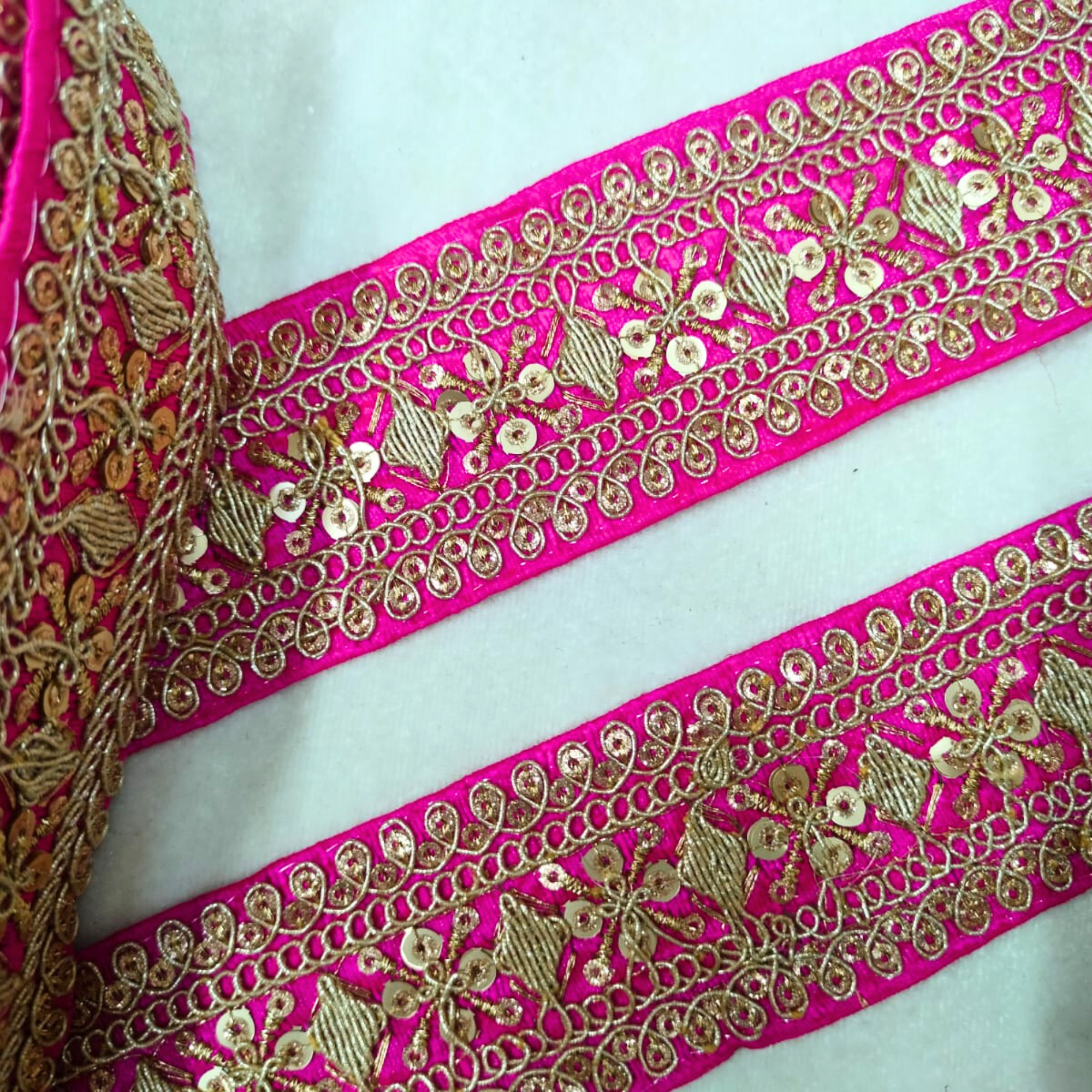 Fancy Sequin Work Trim