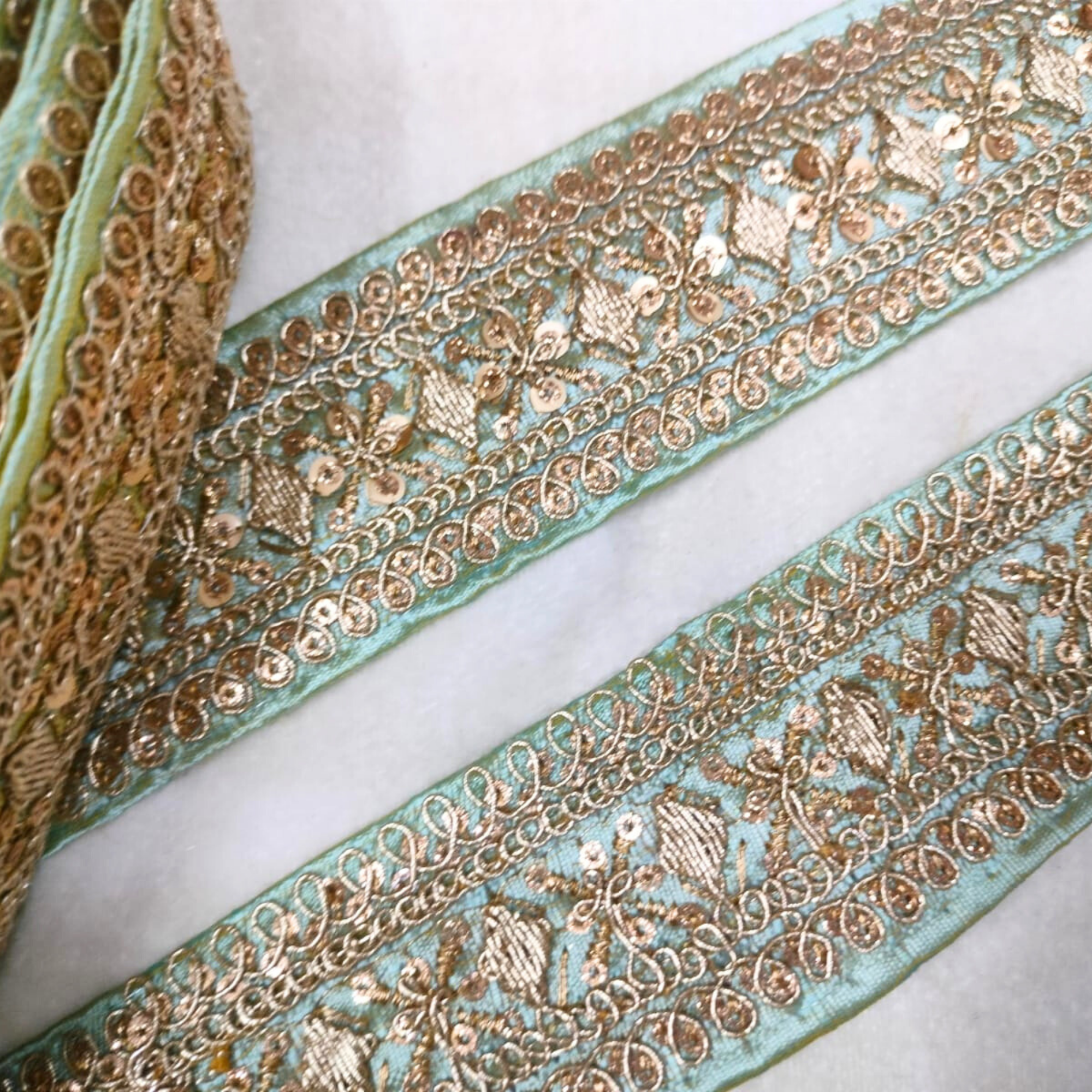 Fancy Sequin Work Trim