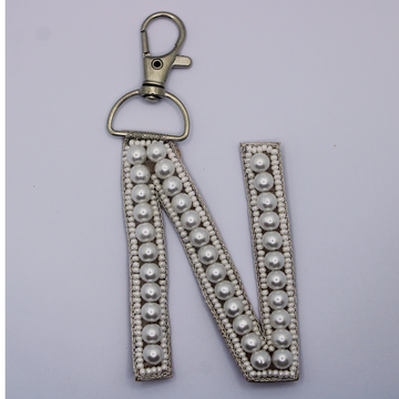 Pearl Monogram 'N' Bag Charm