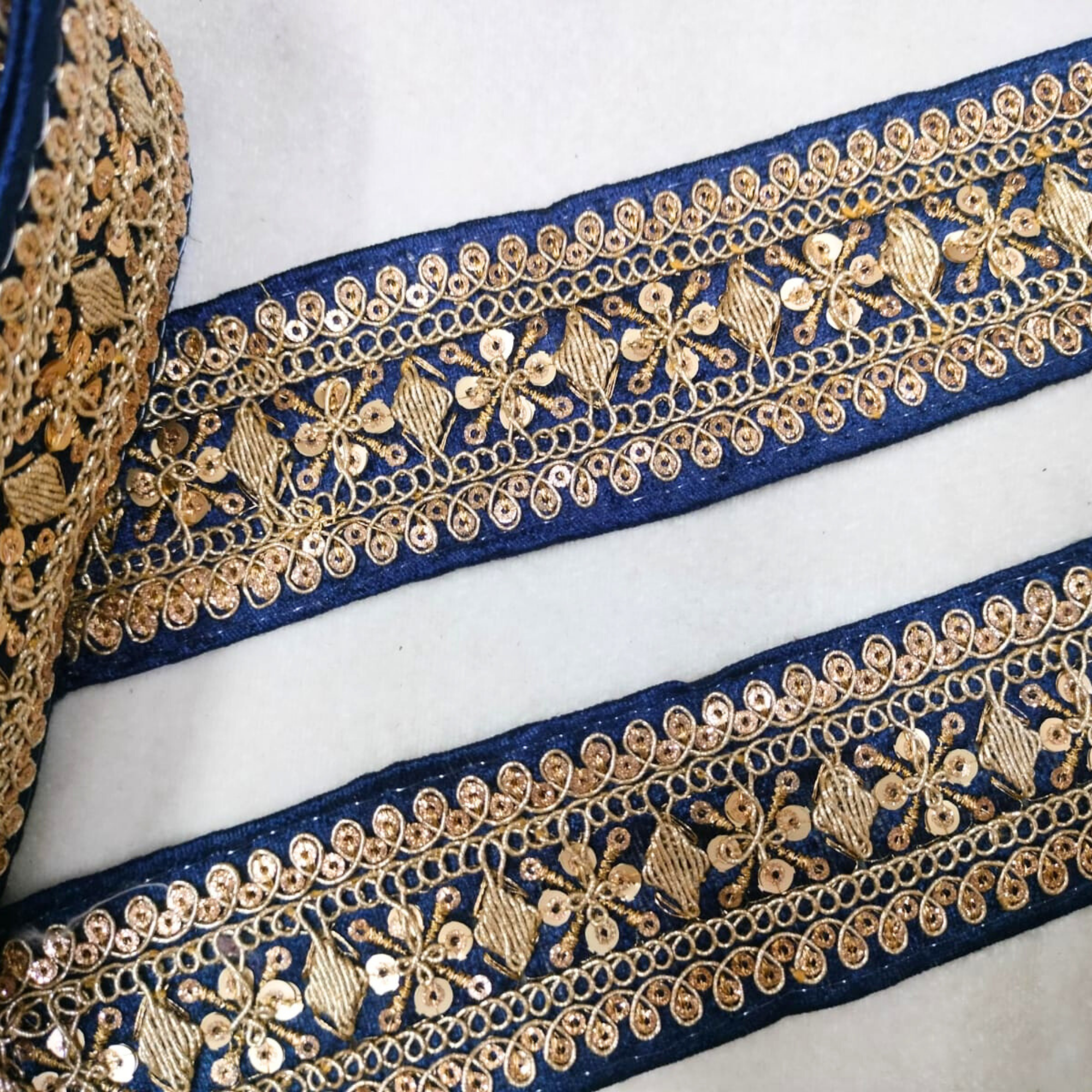 Fancy Sequin Work Trim