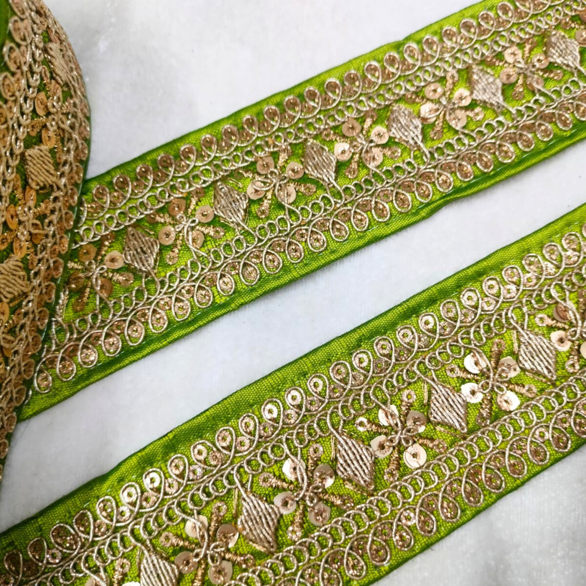 Fancy Sequin Work Trim