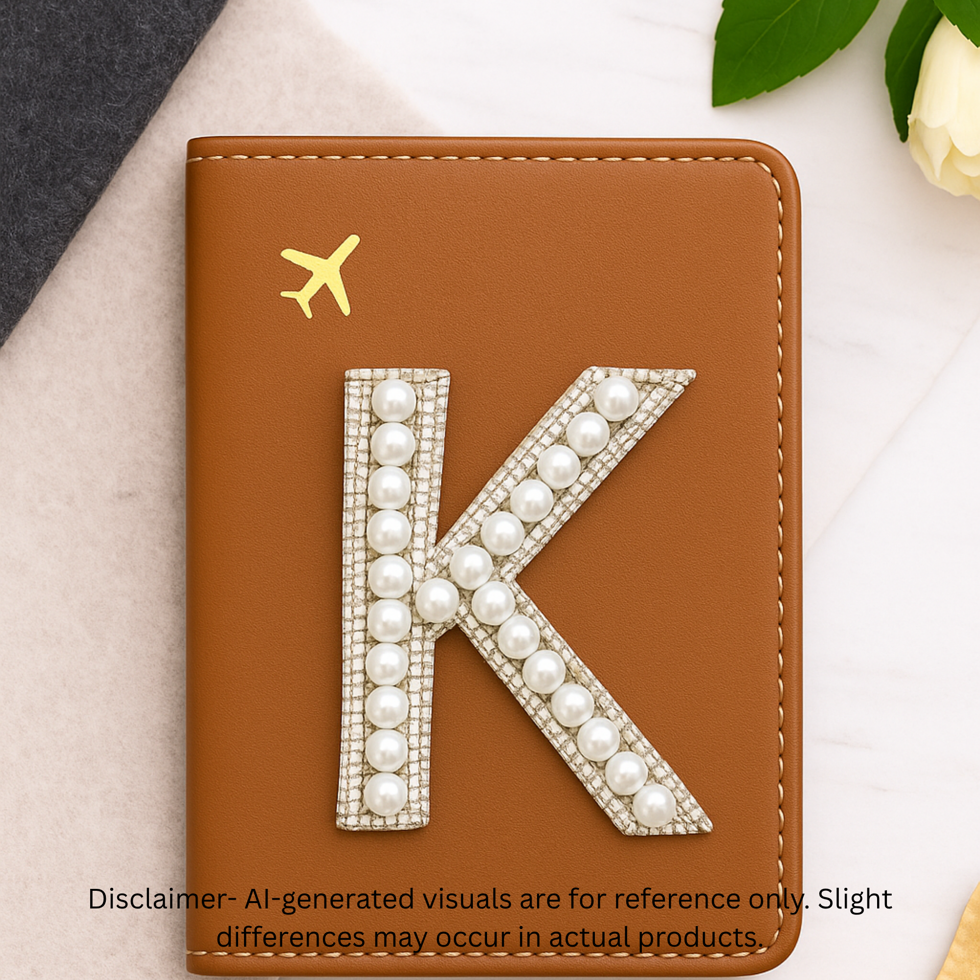 Oceanic Pearl Alphabet 'K' Patch