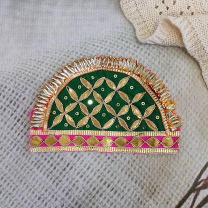 Green Embellished Gota Patch (12 Pieces)