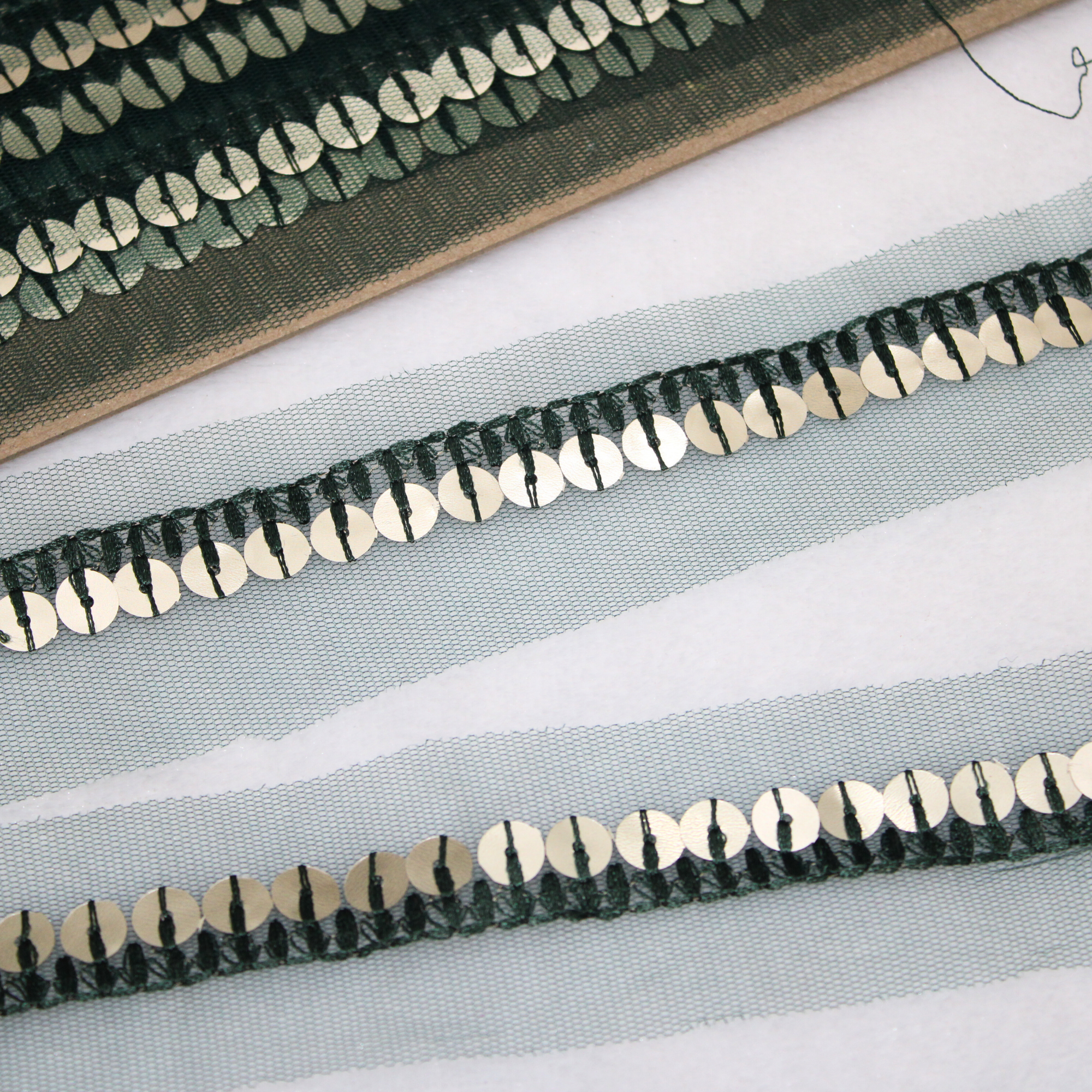 Thread And Sequin Trim