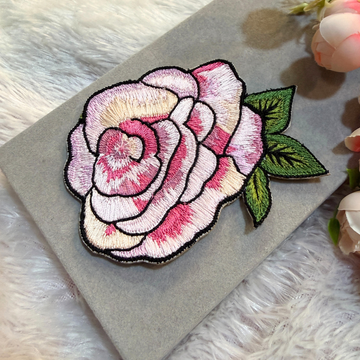 Threadwork Rose Patch