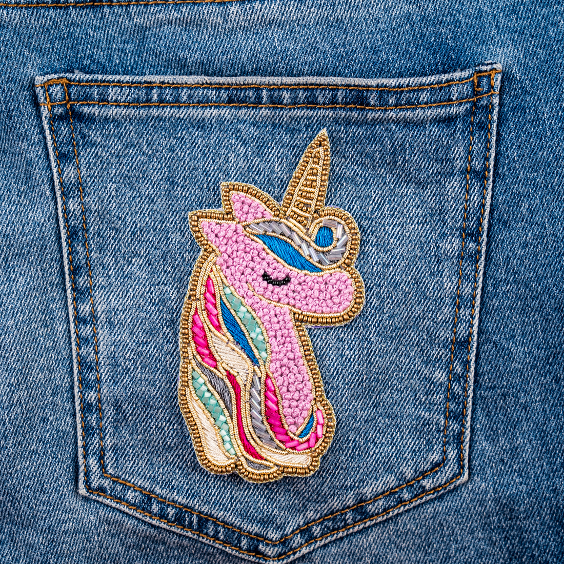Whimsy Unicorn Handmade Patch